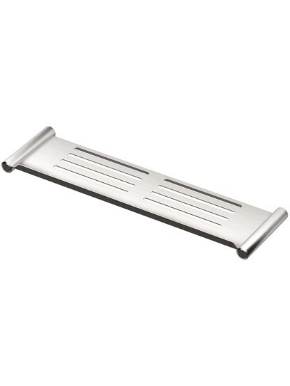 19 inch Horizontal Shower Shelf in Satin Chrome.